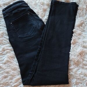 Long Tall Sally Dark Denim Slim Fit Jeans, sz 4